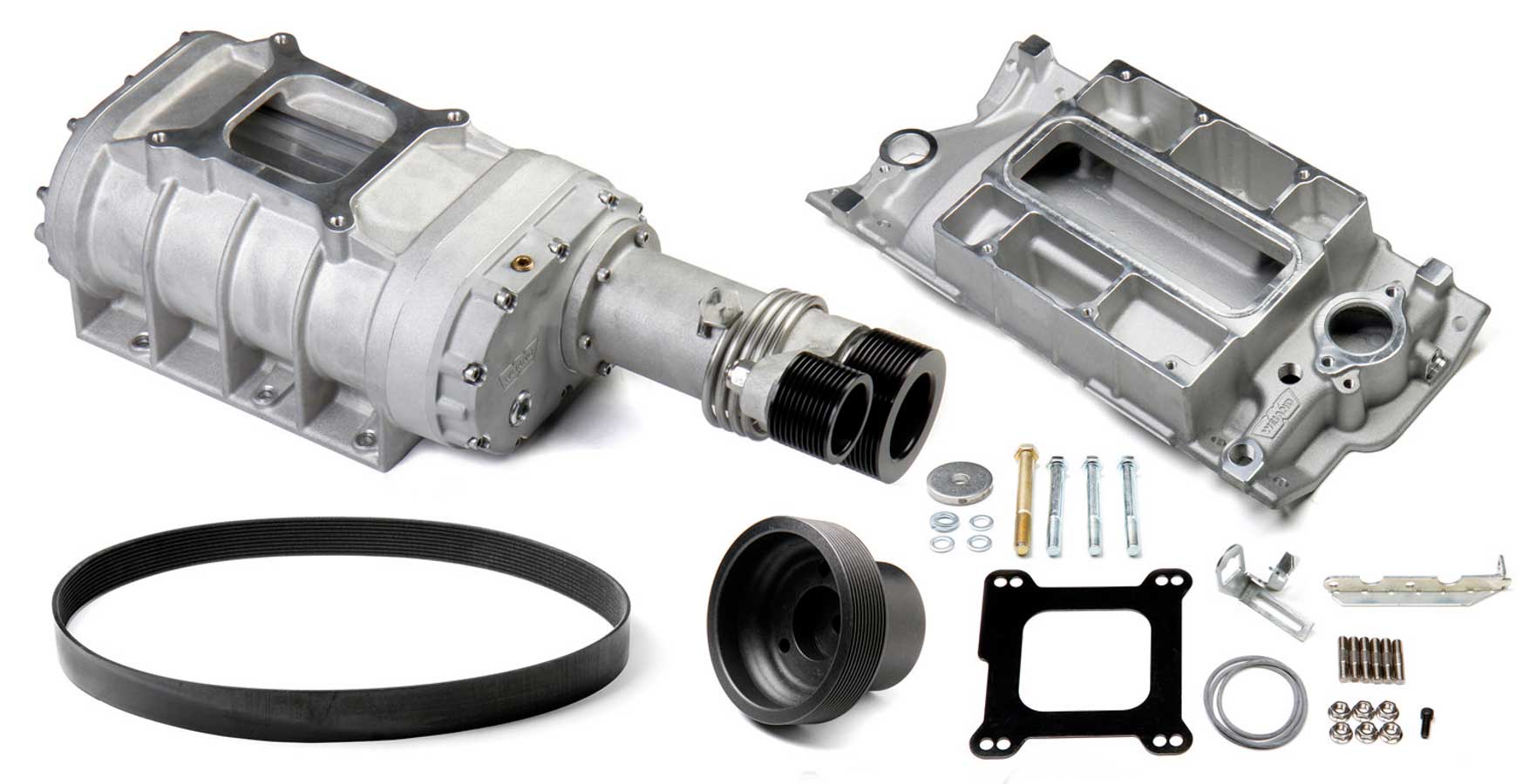 WEIAND 6512-1 SBC 177 Supercharger Kit - Satin | EBay