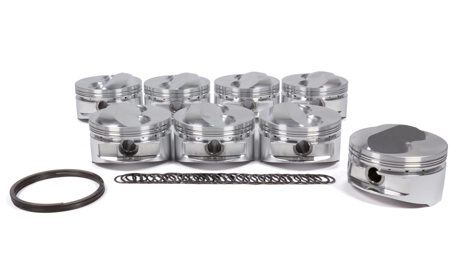 Je Pistons Sbc 4.040 In Bore Small Block Dome Forged Piston 8 Pc P/N ...